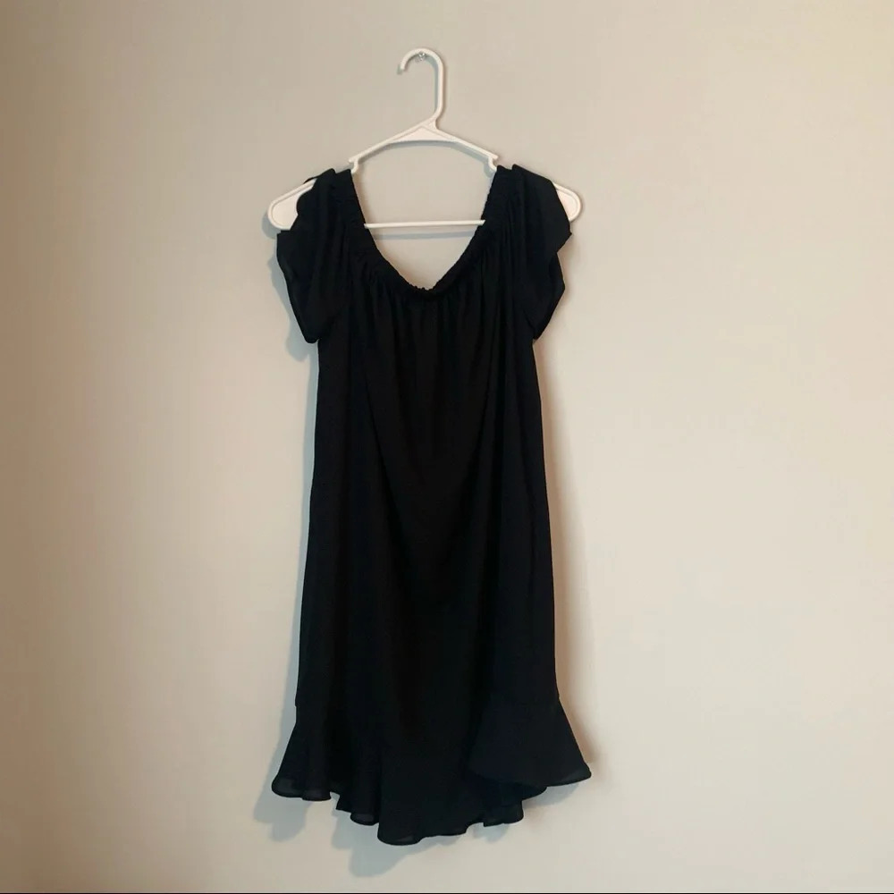 Express flowy black dress size M